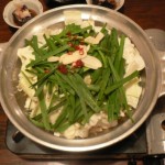 P1050645 絶品のもつ鍋!