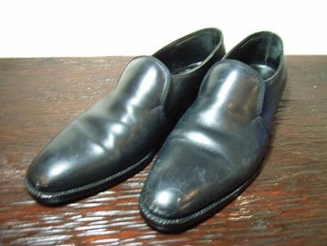 JOHN LOBB PARIS　センターエラスティックの靴磨き＆オールソール交換 | 靴修理