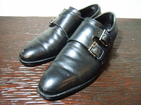 JOHN LOBB PARIS　ダブルモンク　靴磨き＆オールソール交換 | 靴修理