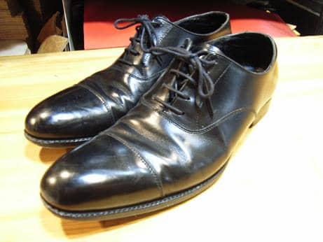 Crockett&Jones　ハーフラバーソール＆靴磨き | 靴修理