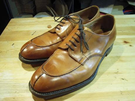 CHEANEY　ハーフラバーソール＆ラバーヒール | 靴修理