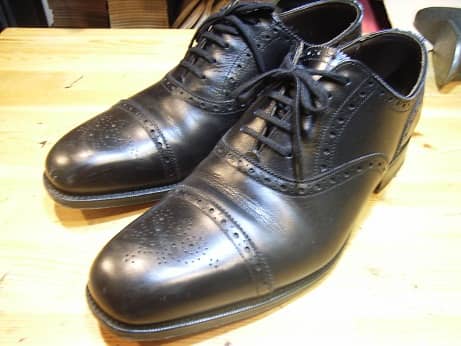 GRENSON　ハーフラバーソール＆靴磨き | 靴修理
