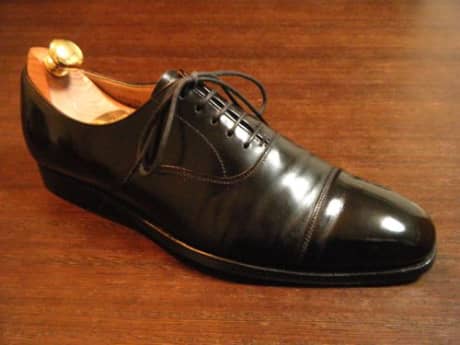 Crockett&Jones　キャップトゥ　靴磨き | 靴修理