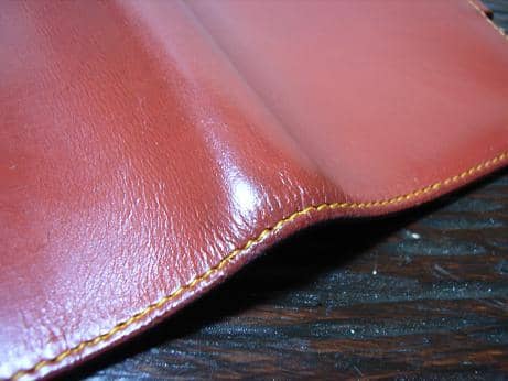 エルメス手帳（HERMES）　クリーニング＋染め直し | 革小物修理