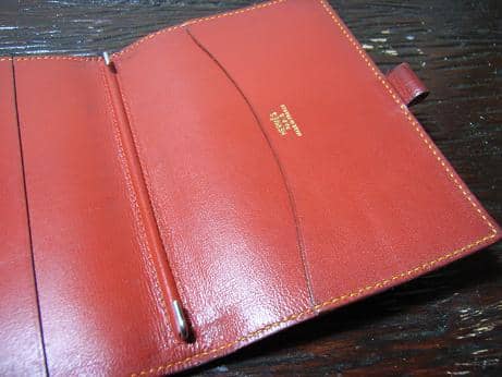 エルメス手帳（HERMES）　クリーニング＋染め直し | 革小物修理