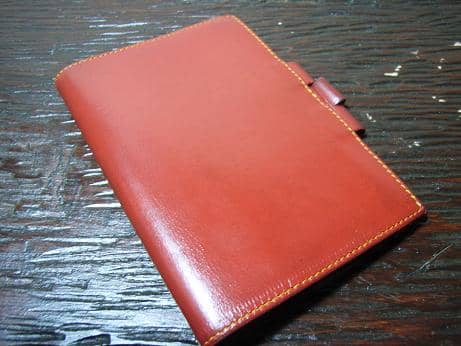 エルメス手帳（HERMES）　クリーニング＋染め直し | 革小物修理