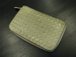 ボッテガベネタ　財布（BOTTEGA VENETA）　クリーニング＋染め直し | 革小物修理