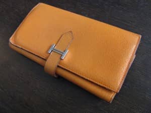 エルメス　財布（HERMES）　クリーニング＋染め直し | 革小物修理