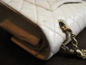 シャネル　マトラッセ（CHANEL）　クリーニング＆染め直し | バッグ修理