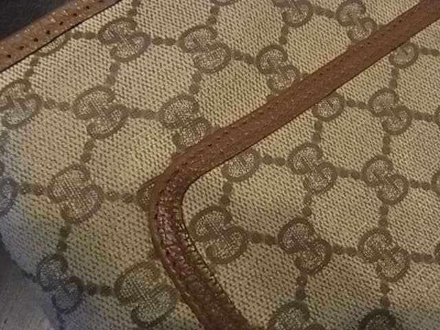 グッチ　トートバッグ（GUCCI）　パイピング補修、クリーニング＆染め直し | バッグ修理