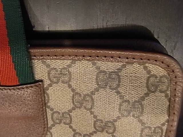 グッチ　トートバッグ（GUCCI）　パイピング補修、クリーニング＆染め直し | バッグ修理