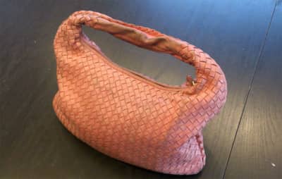 ボッテガベネタ　ショルダーバッグ（BOTTEGA VENETA）　クリーニング＋染め直し | バッグ修理