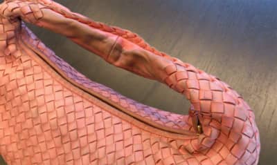 ボッテガベネタ　ショルダーバッグ（BOTTEGA VENETA）　クリーニング＋染め直し | バッグ修理