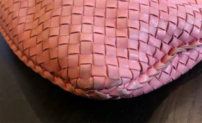 ボッテガベネタ　ショルダーバッグ（BOTTEGA VENETA）　クリーニング＋染め直し | バッグ修理