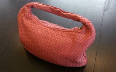 ボッテガベネタ　ショルダーバッグ（BOTTEGA VENETA）　クリーニング＋染め直し | バッグ修理
