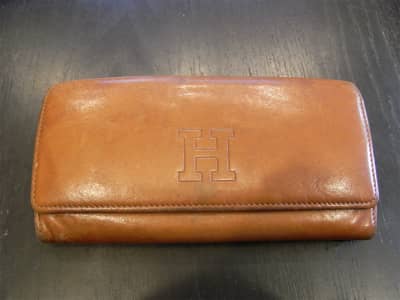 HIROFU 長財布（ヒロフ）　クリーニング＋染め直し | 革小物修理
