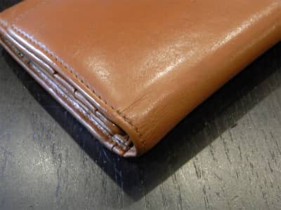 HIROFU 長財布（ヒロフ）　クリーニング＋染め直し | 革小物修理