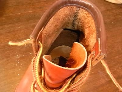 レッドウィング　カウンターライニング修理 | 靴修理