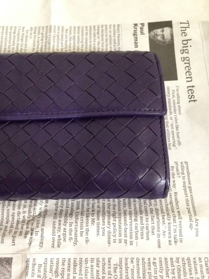 ボッテガベネタ（BOTTEGA VENETA）　財布　クリーニング＆染め直し | 革小物修理