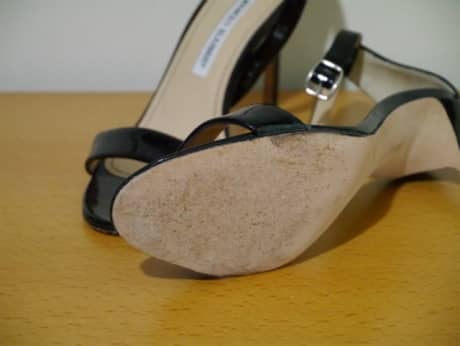 マノロ　ブラニク（MANOLO BLAHNIK）　ハーフラバーソール | 靴修理