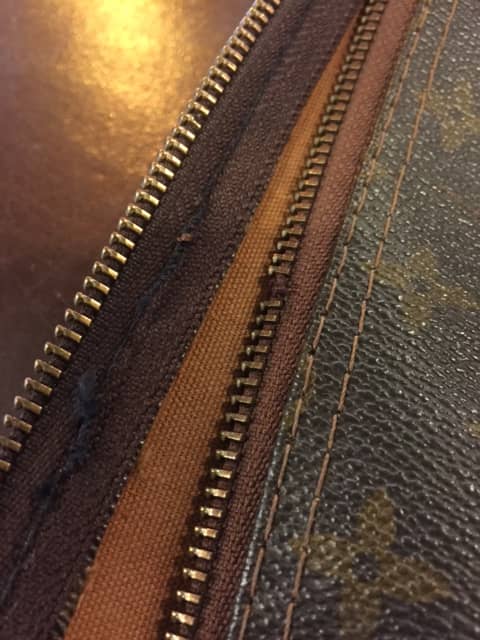 ルイヴィトン（Louis Vuitton）バッグファスナー交換 | バッグ修理