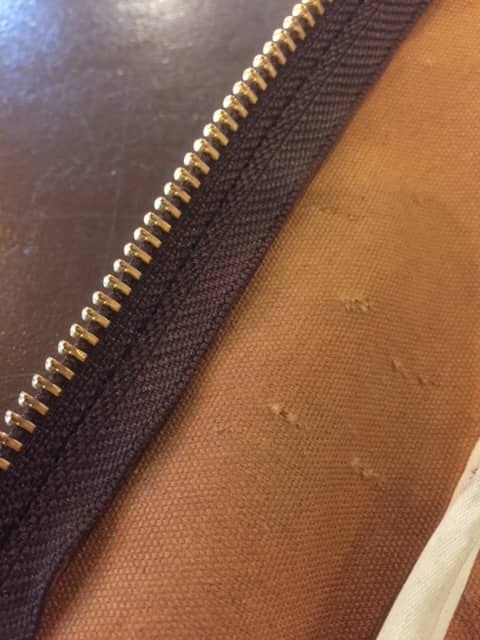 ルイヴィトン（Louis Vuitton）バッグファスナー交換 | バッグ修理