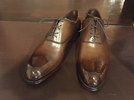 新品　紳士靴のお磨き | 靴修理