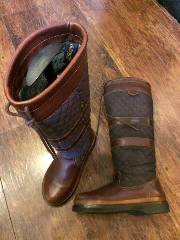 Dubarryデッキブーツ　オールソール交換 | 靴修理