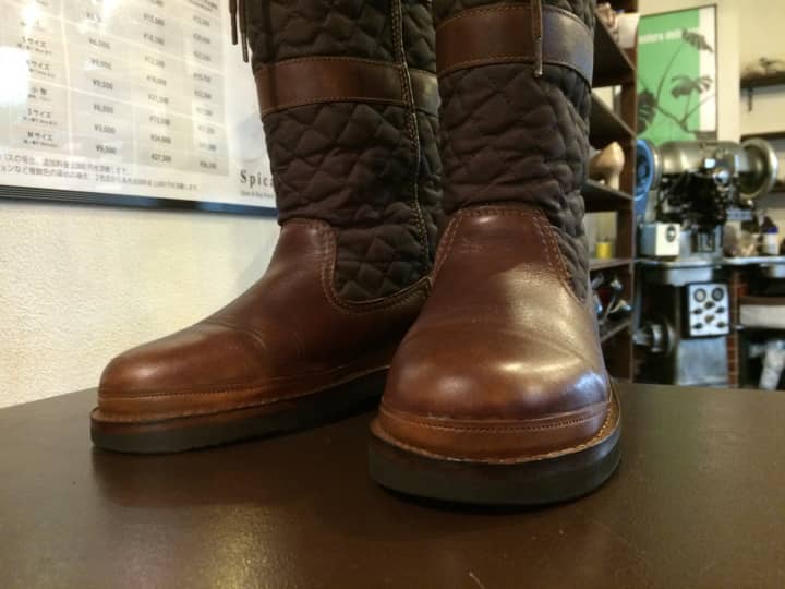 Dubarryデッキブーツ　オールソール交換 | 靴修理