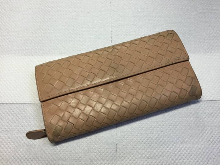 ボッテガ・ヴェネタ　長財布 染め直し | 革小物修理