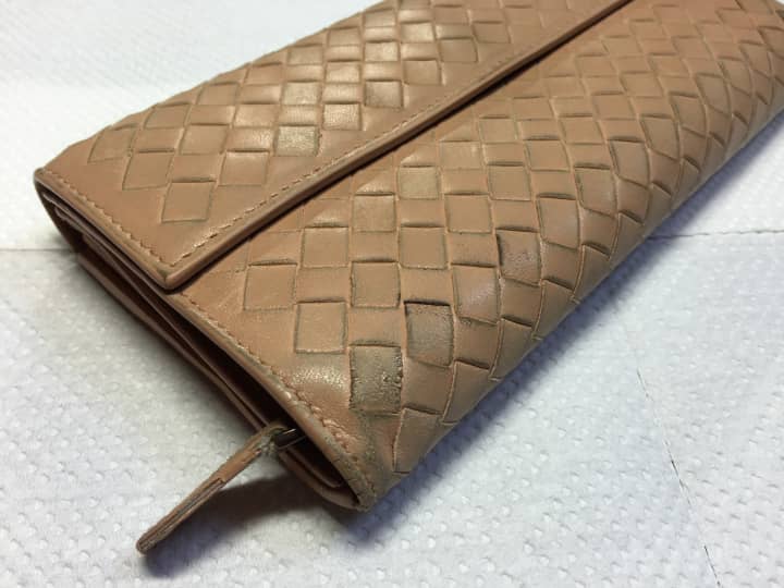 ボッテガ・ヴェネタ　長財布 染め直し | 革小物修理