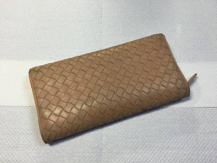 ボッテガ・ヴェネタ　長財布 染め直し | 革小物修理