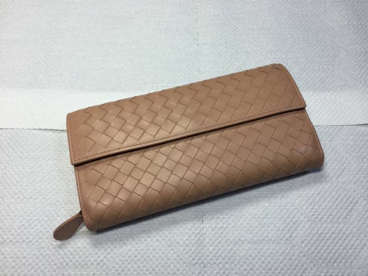 ボッテガ・ヴェネタ　長財布 染め直し | 革小物修理