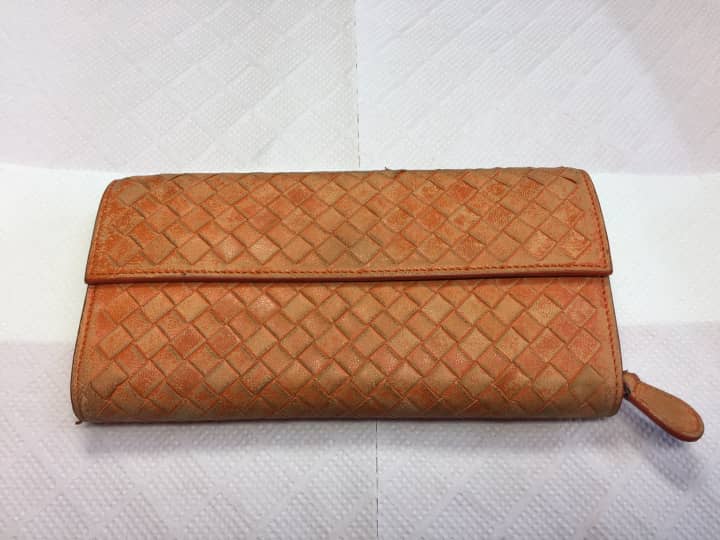 ボッテガ・ヴェネタ　長財布　染め直し | 革小物修理