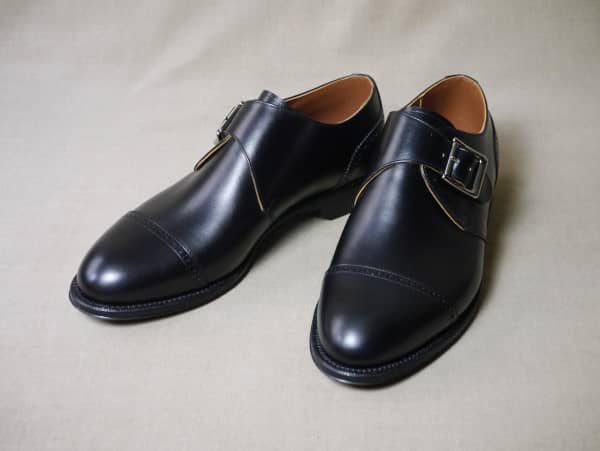 セミオーダーシューズ（Cap brogue single monks） | モンク