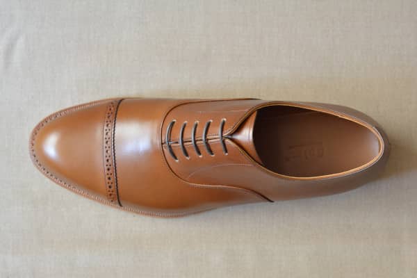セミオーダーシューズ（Cap brogue oxfords） | オックスフォード