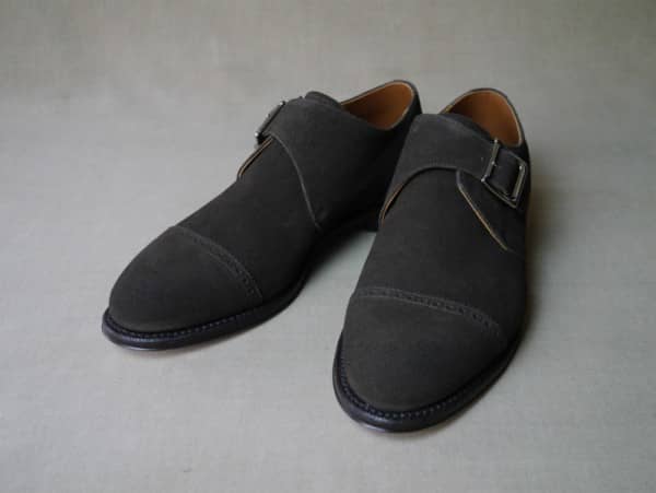 セミオーダーシューズ（Cap brogue single monks） | モンク