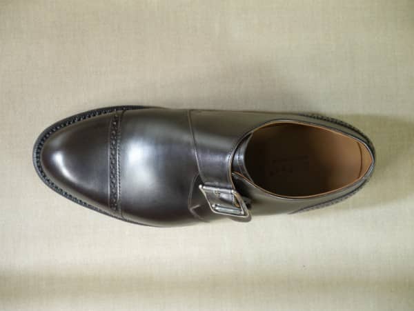 セミオーダーシューズ（Cap brogue single monks） | モンク