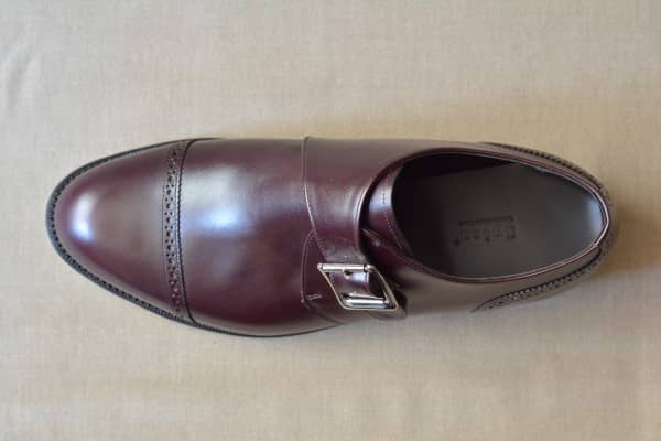 セミオーダーシューズ（Cap brogue single monks） | モンク