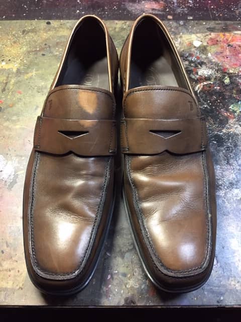 TOD’S（トッズ）ローファー　染め直し | 靴修理
