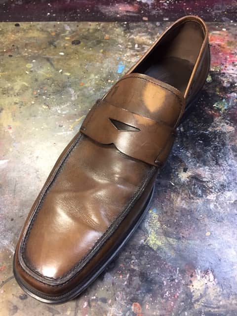 TOD’S（トッズ）ローファー　染め直し | 靴修理