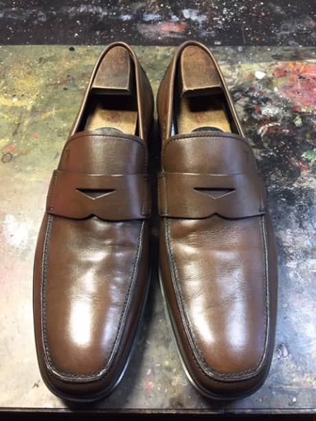 TOD’S（トッズ）ローファー　染め直し | 靴修理