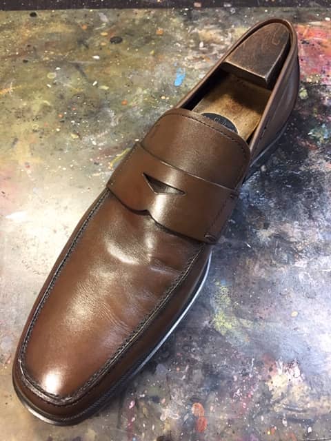 TOD’S（トッズ）ローファー　染め直し | 靴修理