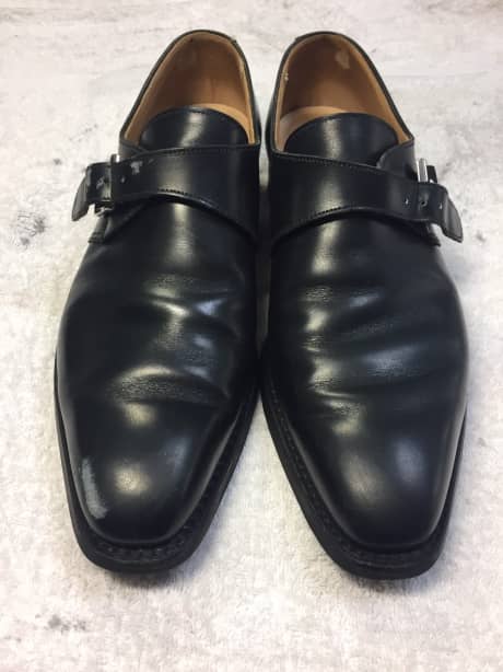 Crockett & Jones（クロケット＆ジョーンズ）　紳士靴　つま先キズ補修 | 靴修理