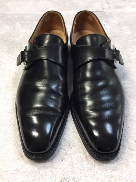 Crockett & Jones（クロケット＆ジョーンズ）　紳士靴　つま先キズ補修 | 靴修理