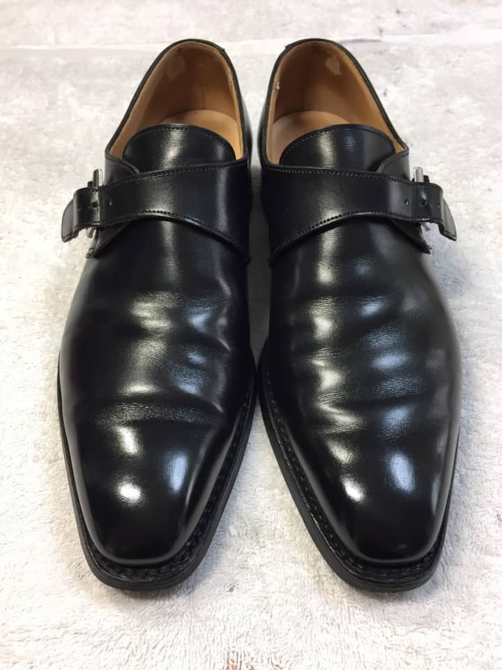 Crockett & Jones（クロケット＆ジョーンズ）　紳士靴　つま先キズ補修 | 靴修理