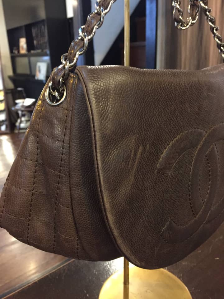 CHANEL（シャネル）ショルダーバッグ　染め直し | バッグ修理