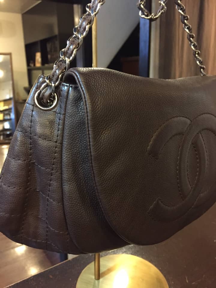 CHANEL（シャネル）ショルダーバッグ　染め直し | バッグ修理