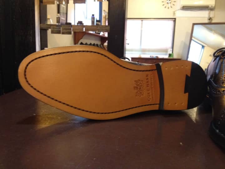 Cole Haan（コールハーン）　紳士靴　ハーフラバーソール＆ヴィンテージスティール | 靴修理