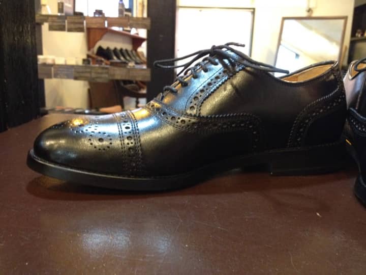 Cole Haan（コールハーン）　紳士靴　ハーフラバーソール＆ヴィンテージスティール | 靴修理